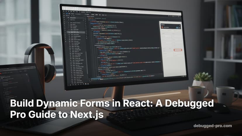 Build Dynamic Forms in React: A Debugged Pro Guide to Next.js